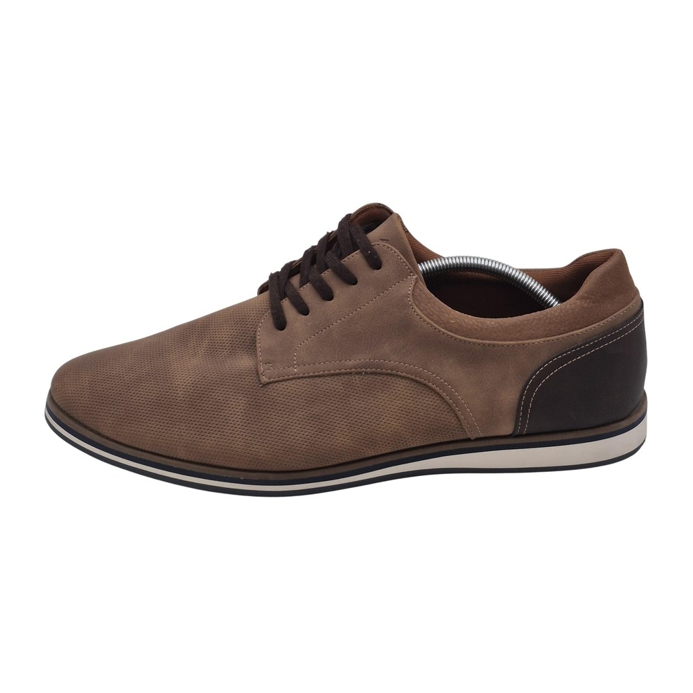 Aldo Shoes Mens Size 13 Brown Tan Derby Casual Lace Up Dress Oxford Two‎ Tone